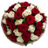 bouquet of red and white roses. Canada