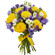 bouquet of yellow roses and irises. Canada