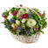 basket of chrysanthemums and roses. Canada