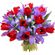 bouquet of tulips and irises. Canada